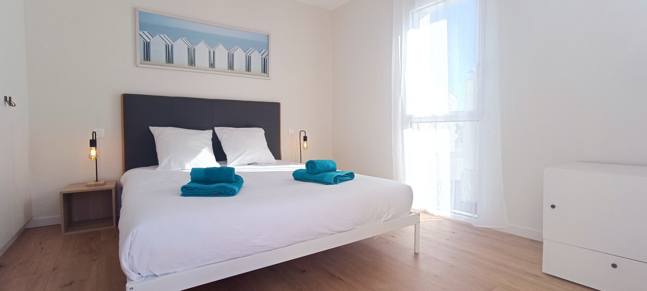 2 chambres, fer et planche à repasser, Wi-Fi gratuit