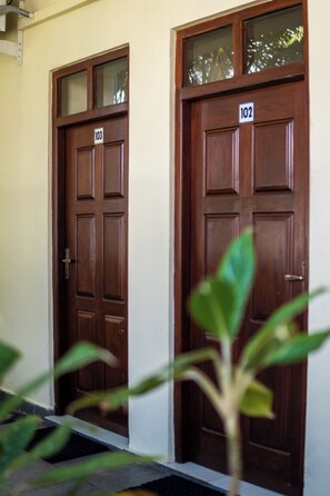 Standard Double Room, 1 Queen Bed, Balcony, Garden Area | Terrace/patio - New golden bay resort Weligama (Weligama)