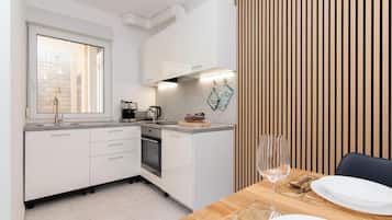 Appartement Supérieur, 2 chambres, vue cour intérieure | Cuisine privée