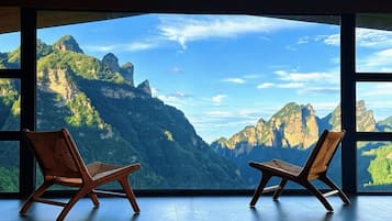 Vue depuis l’hébergement