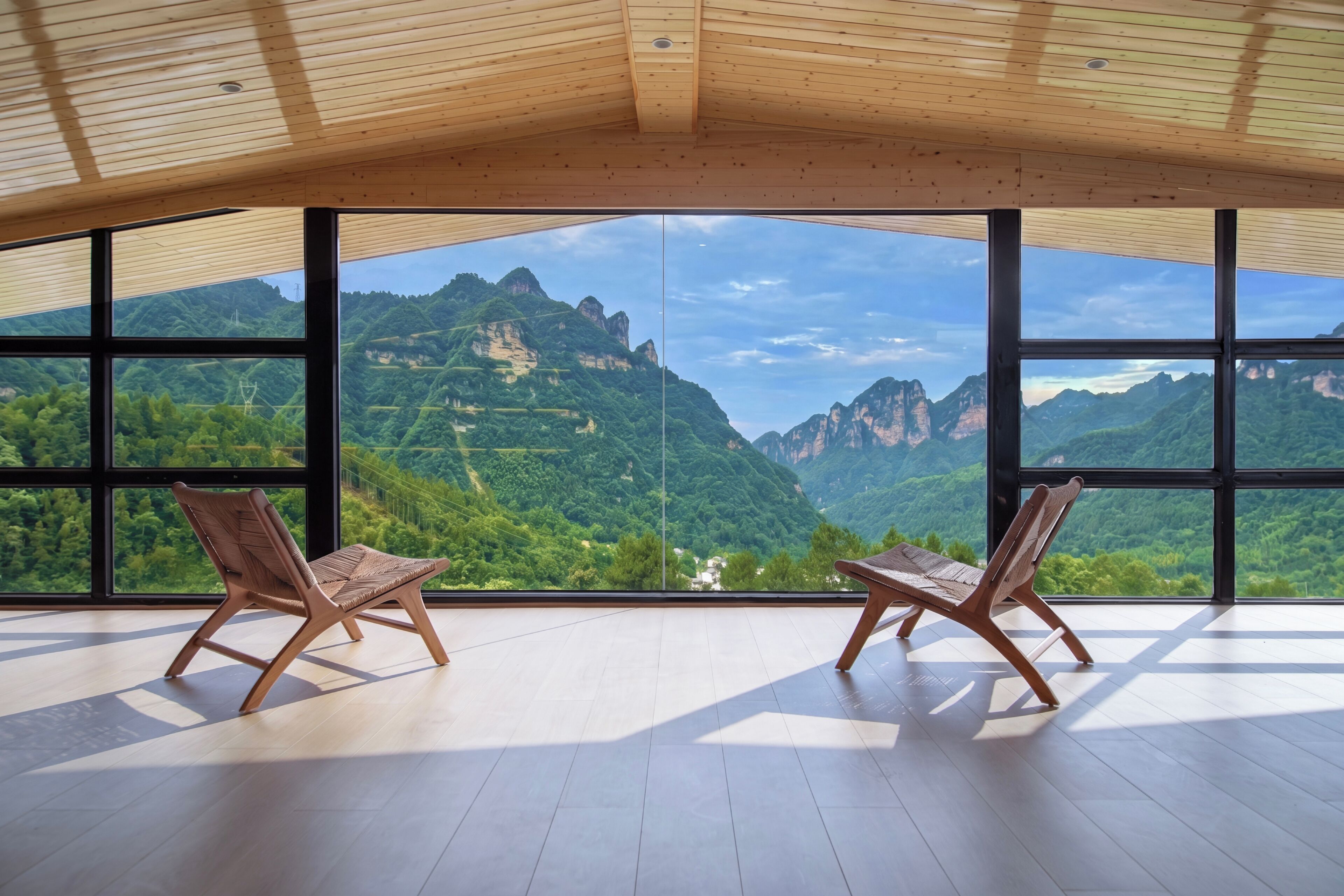 Vue depuis l’hébergement