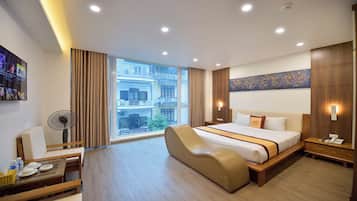 Luxury Room, City View | Iron/ironing board, free WiFi