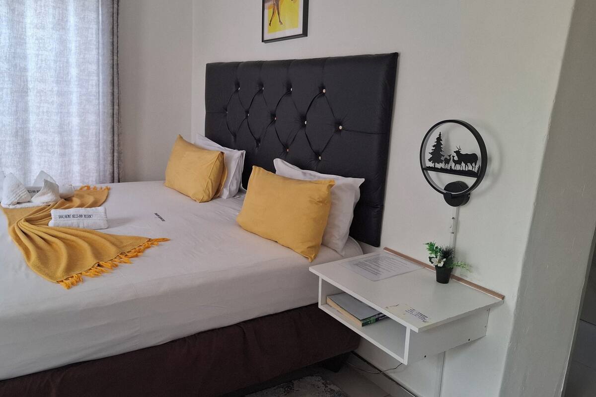 Deluxe Double or Twin Room, Patio, Garden View | Desk, laptop workspace, soundproofing, iron/ironing board