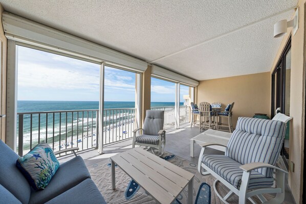 Signature Condo, 3 Bedrooms, Balcony, Beach View | Balcony - Bluewater 1504 (Orange Beach)