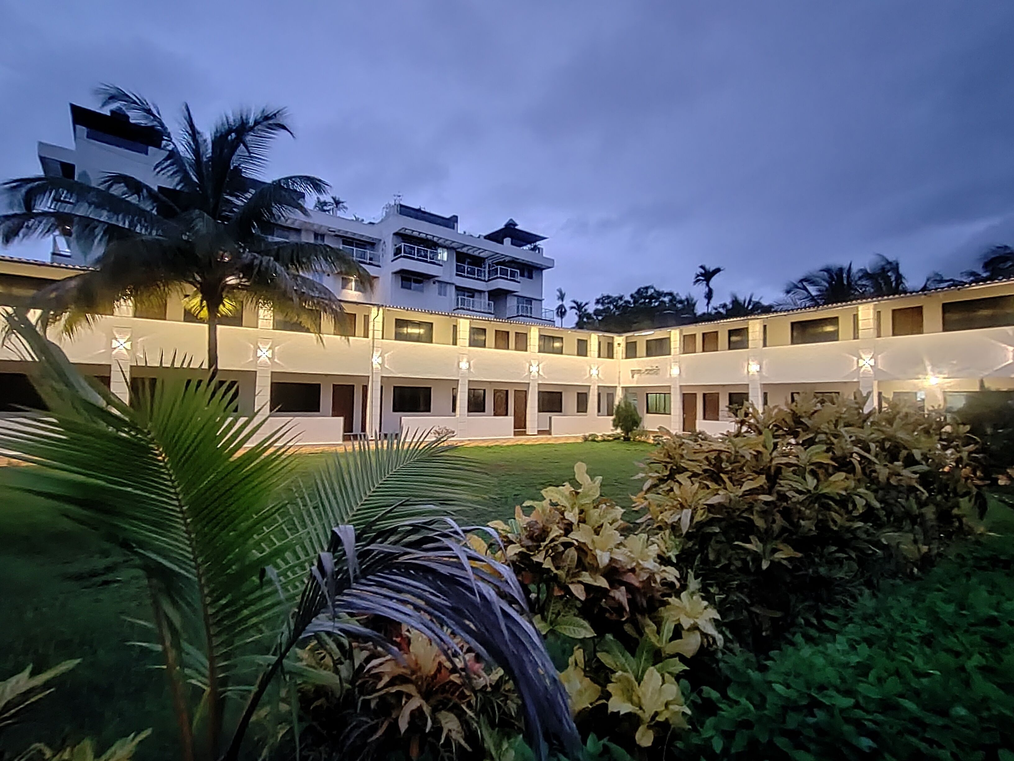 Front of property – evening/night