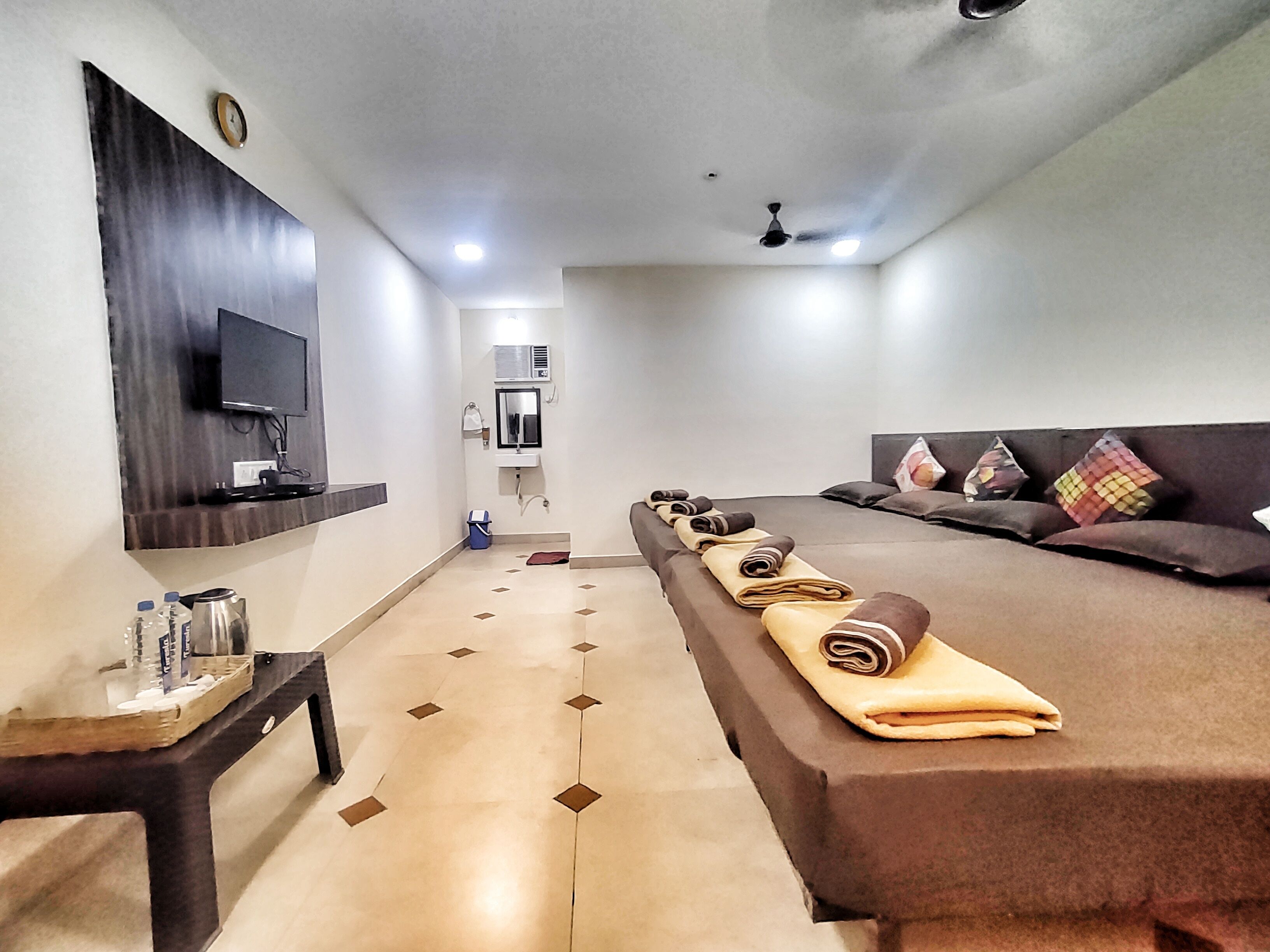 Chambre Quadruple Confort, balcon, vue jardin