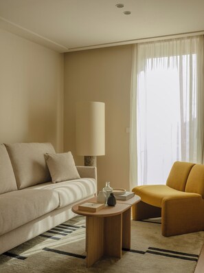 Premium Apartment, City View | Living area | TV - POSTCODE Liberdade (Lisbon)