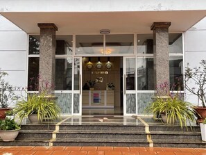 Façade de l’hébergement