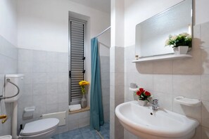 Maison, 2 chambres, fumeur, vue jardin | Salle de bain