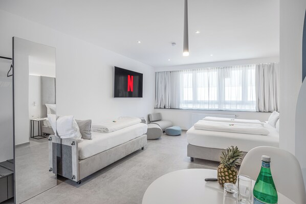 Wifi gratis y ropa de cama 