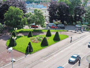Property grounds - Africa station, panoramic view of Epinal, castle. (Épinal)