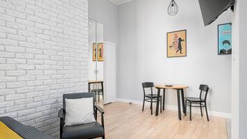 City Studio | Living area | 37-inch plasma TV with digital channels