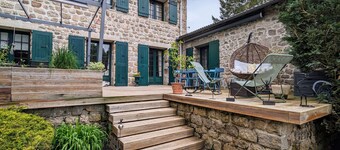 Farmhouse with indoor pool on large estate