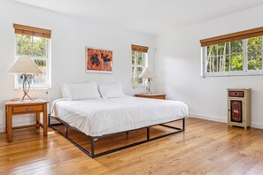 4 bedrooms, iron/ironing board, travel crib, WiFi