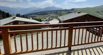 3-Zimmer-Wohnung, Les Saisies, ski-in, 9 Pers., Südbalkon
