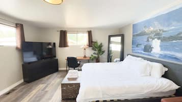 5 Schlafzimmer, Schreibtisch, Bügeleisen/Bügelbrett, WLAN
