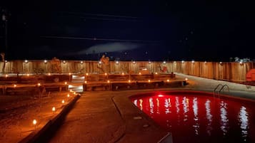 Una piscina riscaldata