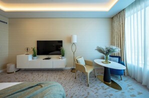 Luxury Studio, City View, Tower | In-room safe, blackout drapes, iron/ironing board, free WiFi