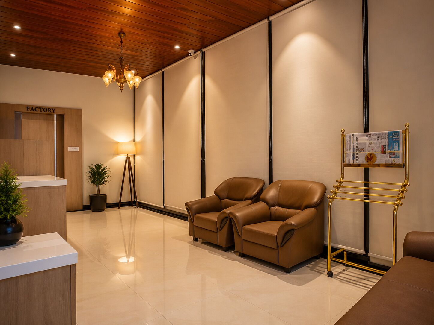 Lobby sitting area