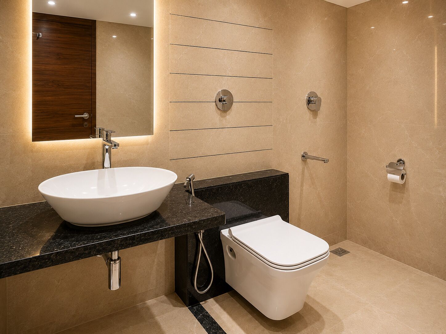 Family Room | Bathroom | Shower, towels, shampoo, toilet paper
