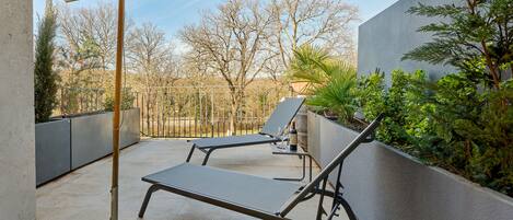 Deluxe Double Room, Balcony | Terrace/patio