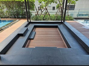 Terrace/patio - Charming studio with AC in Hua Hin (Tambon Nong Kae)