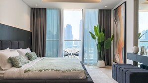 Luxury Apartment, City View, Tower - High Floor Burj Khalifa View Apartment (Dubai)