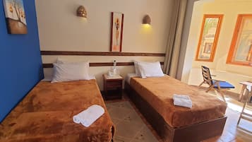 Kamar Twin, pemandangan kolam renang | Wi-Fi gratis