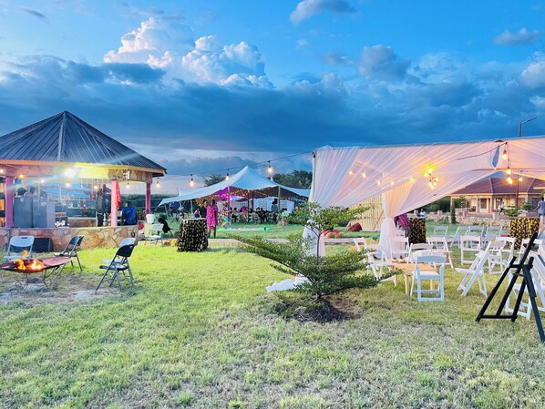 Área de bodas al aire libre