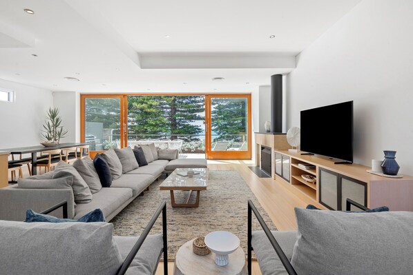 Téléviseur connecté, foyer, livres