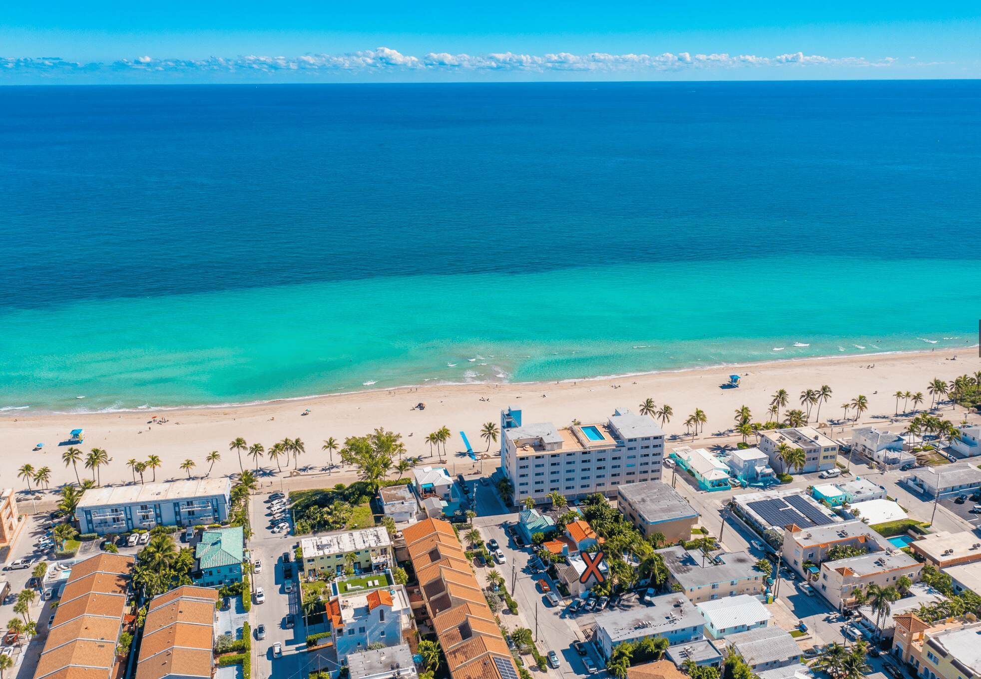 Accommodatie ligt op het strand