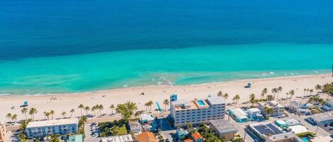 Accommodatie ligt op het strand