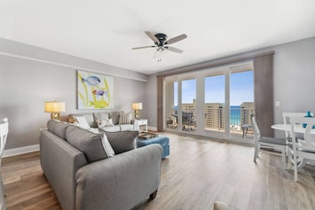 Gulf views from the living room