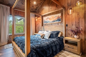 4 bedrooms, iron/ironing board, free WiFi, bed sheets - Luxury Indoor Pool Cabin | Theater + Sauna + Spa (Gatlinburg)