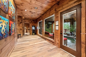 Interior - Luxury Indoor Pool Cabin | Theater + Sauna + Spa (Gatlinburg)