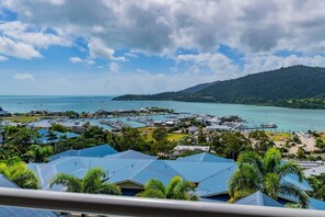 View from property - Modern 2 Bedroom, 2 Bath Apartment with ocean views (AIRLIE BEACH)