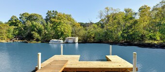 Waterfront Lake Hickory Retreat w/ Private Dock!
