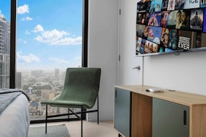 1 chambre, fer et planche Ă repasser, Wi-Fi, literie fournie