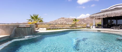Una piscina climatizada