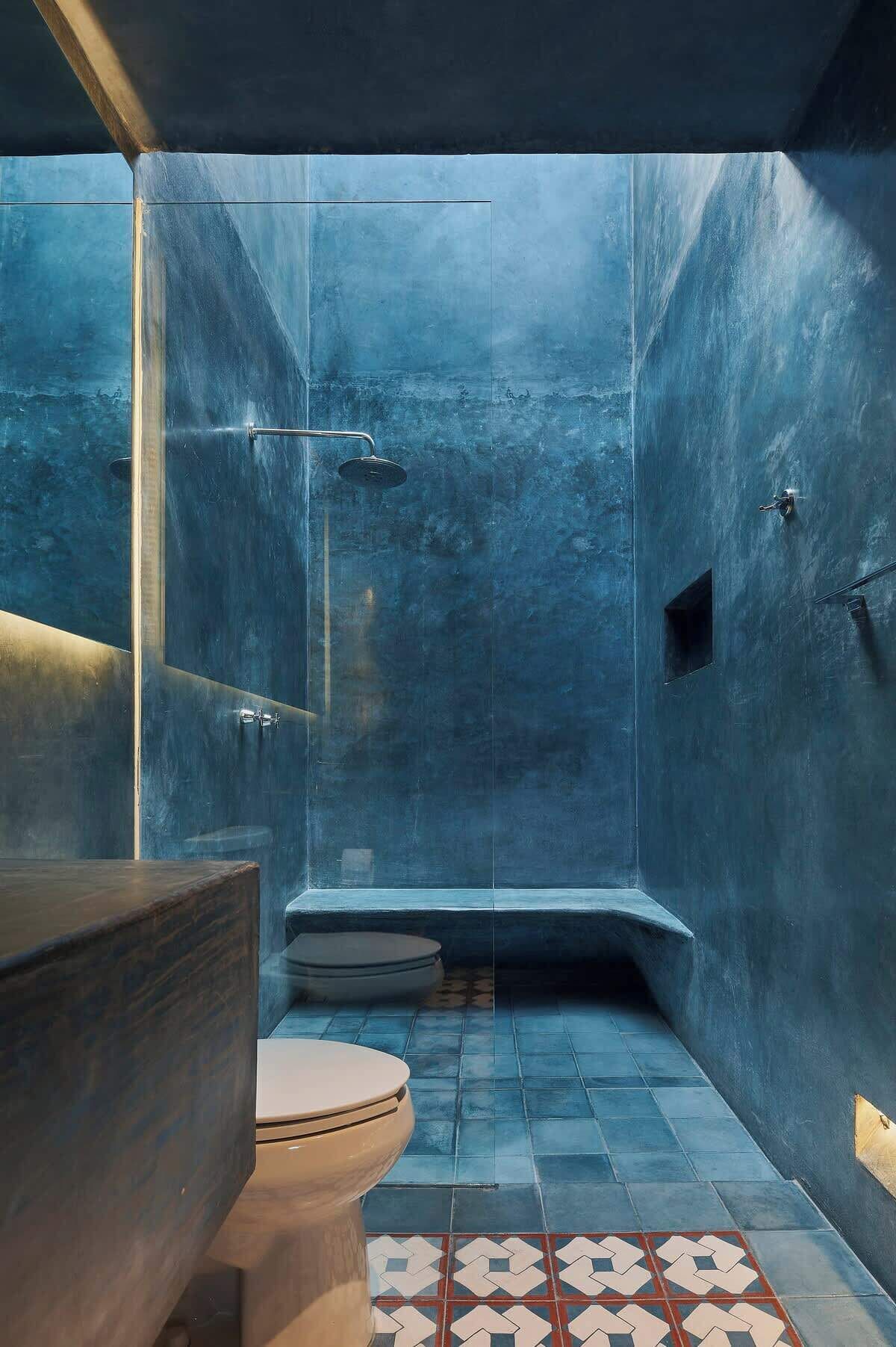 Shower, hair dryer