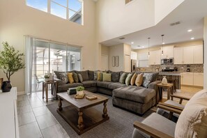 Télévision, cheminée, jeux vidéo