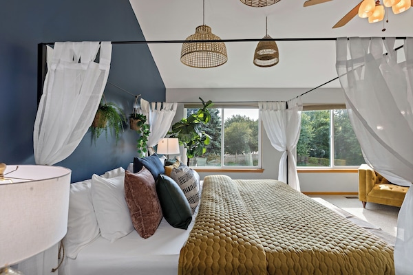 5 chambres, bureau, fer et planche Ă repasser, Wi-Fi