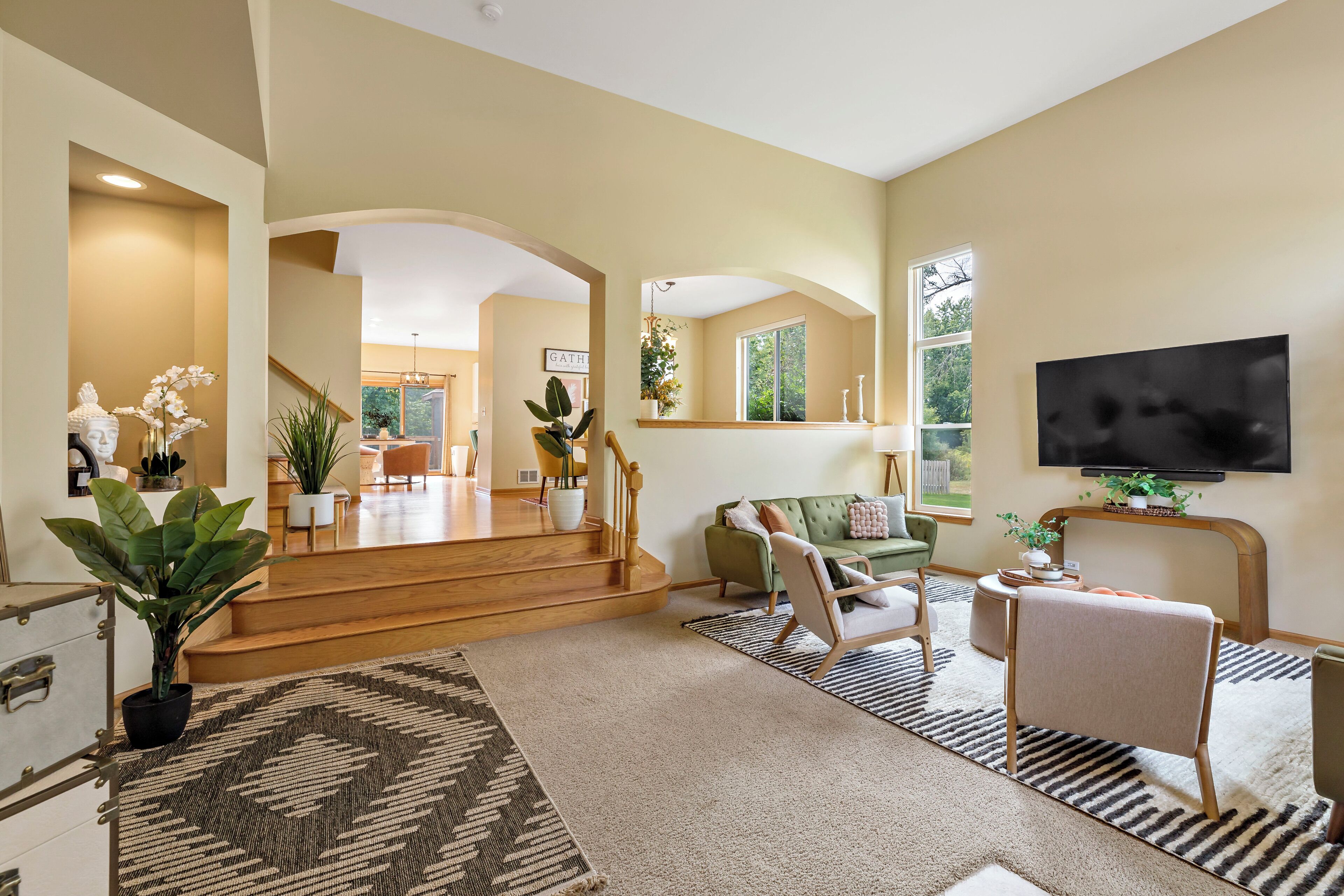 1/2 Acre Retreat: 100" Tv, Open Layout Navy Base And Six Flags Great America - 거니