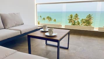 Superior Suite, Balcony, Ocean View | Terrace/patio