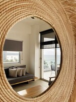 Junior Suite, Ocean View | Living area | 55-inch Smart TV with digital channels