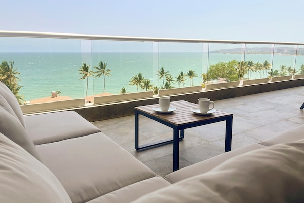 Suite Supérieure, balcon, vue océan | Terrasse/Patio