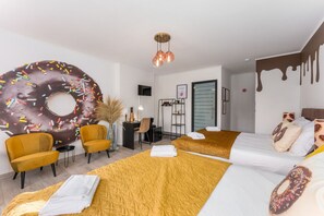 1 habitación, escritorio, wifi gratis y ropa de cama 