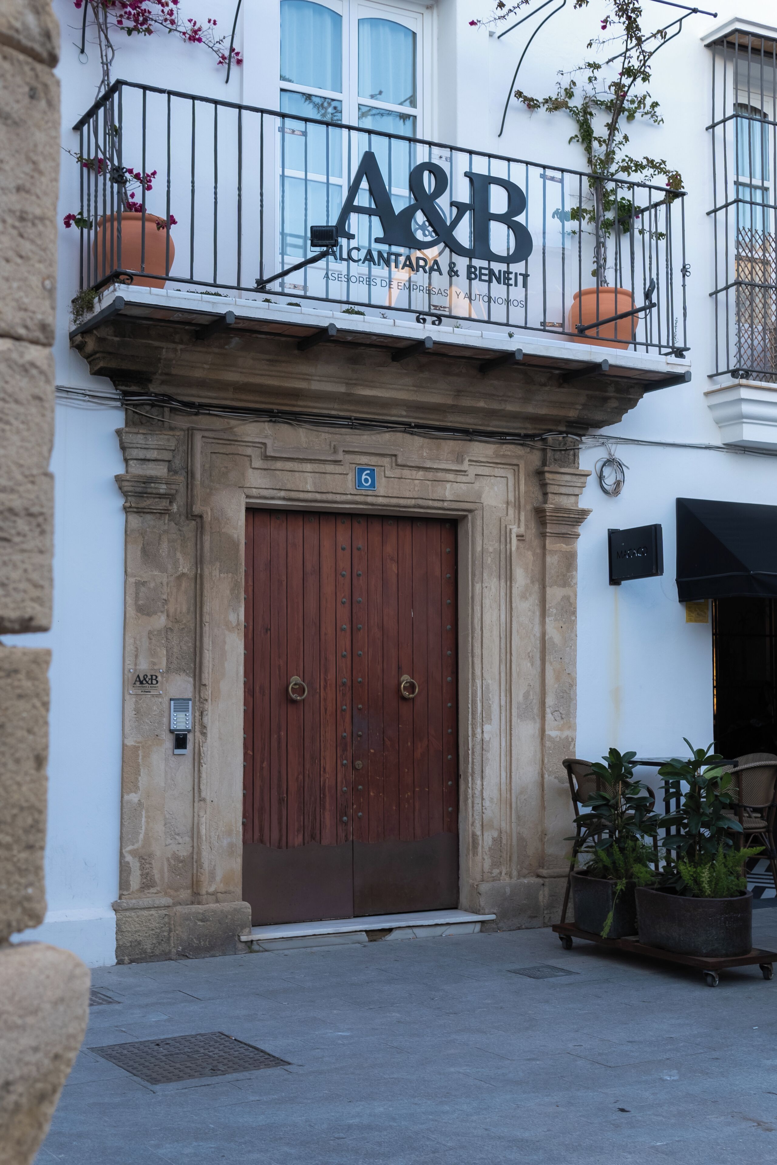 Voorkant van accommodatie