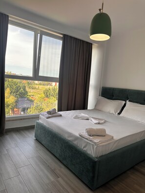 1 bedroom, iron/ironing board, travel cot, WiFi - TuttoMondo Apartments for 4-5 persons in Mali Robit,Golem with WiFi, AC (Golem)