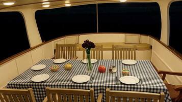 Opções para refeição ao ar livre